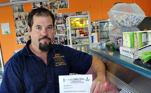 Bruce Pearce has warned about the latest lottery scam to cross his path. Bruce Pearce has warned about the latest lottery scam to cross his path.